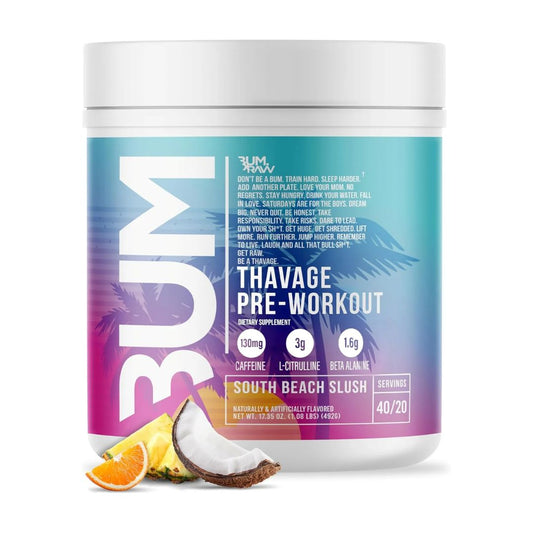 RAW BUM THAVAGE PRE -SOUTH BEACH SLUSH - 40 SER