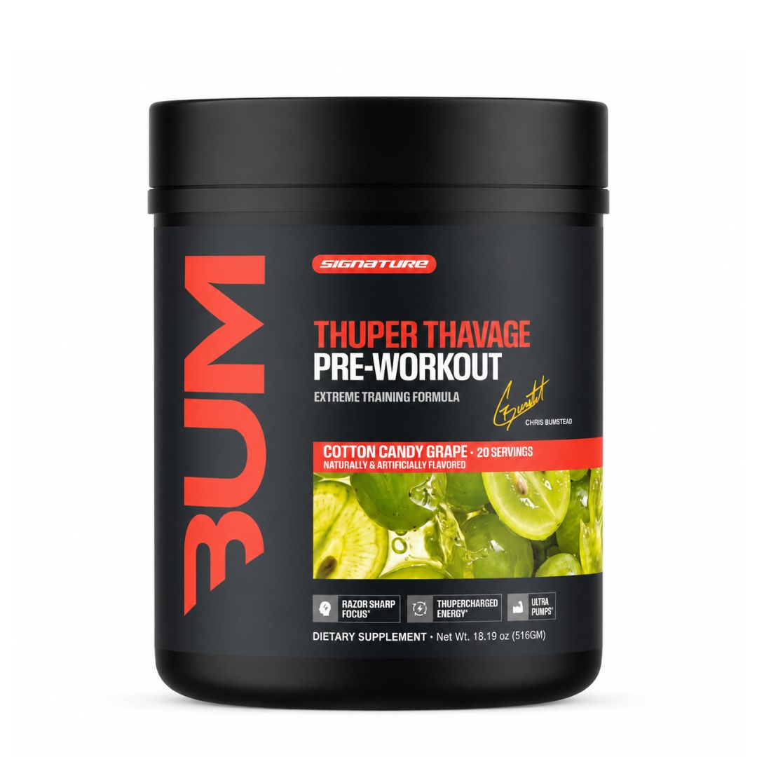RAW BUM THUPER THAVAGE PRE WORKOUT COTTON CANDY GRAPE 516GM