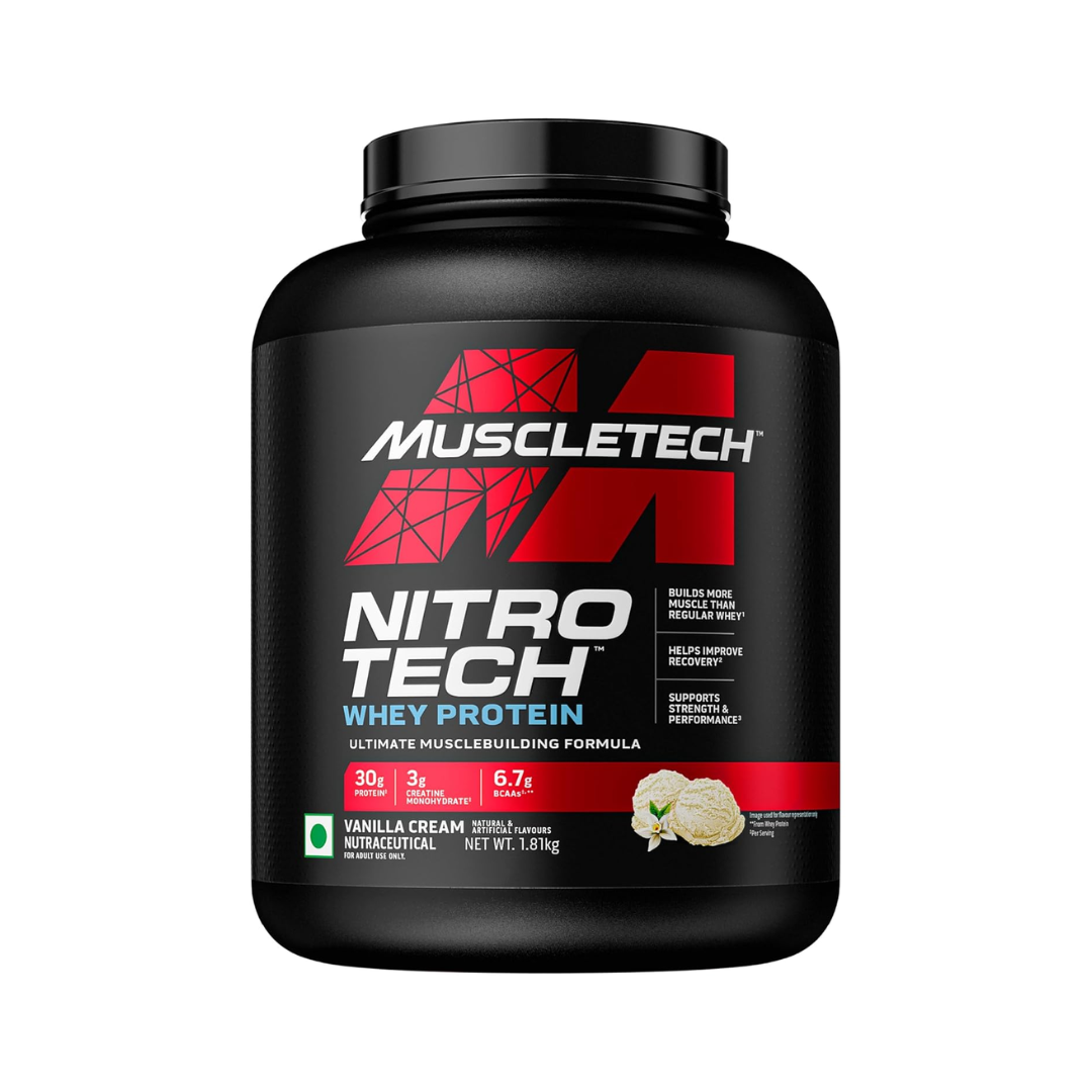 Muscletech Nitrotech Whey Protein 1.8 kg Vanilla Cream