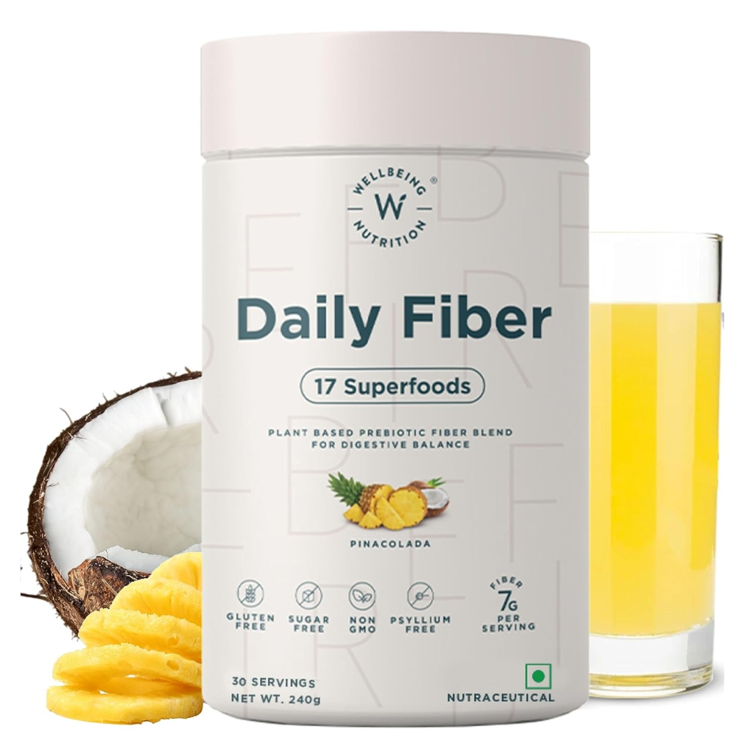 WELLBEING NUTRITION Daily Fiber-Pina Colada-240g