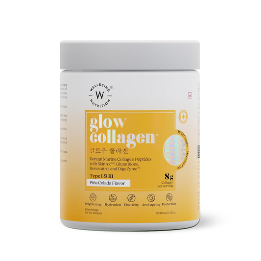 WELLBEING NUTRITION Glow Collagen-Pina Colada- 25 servings