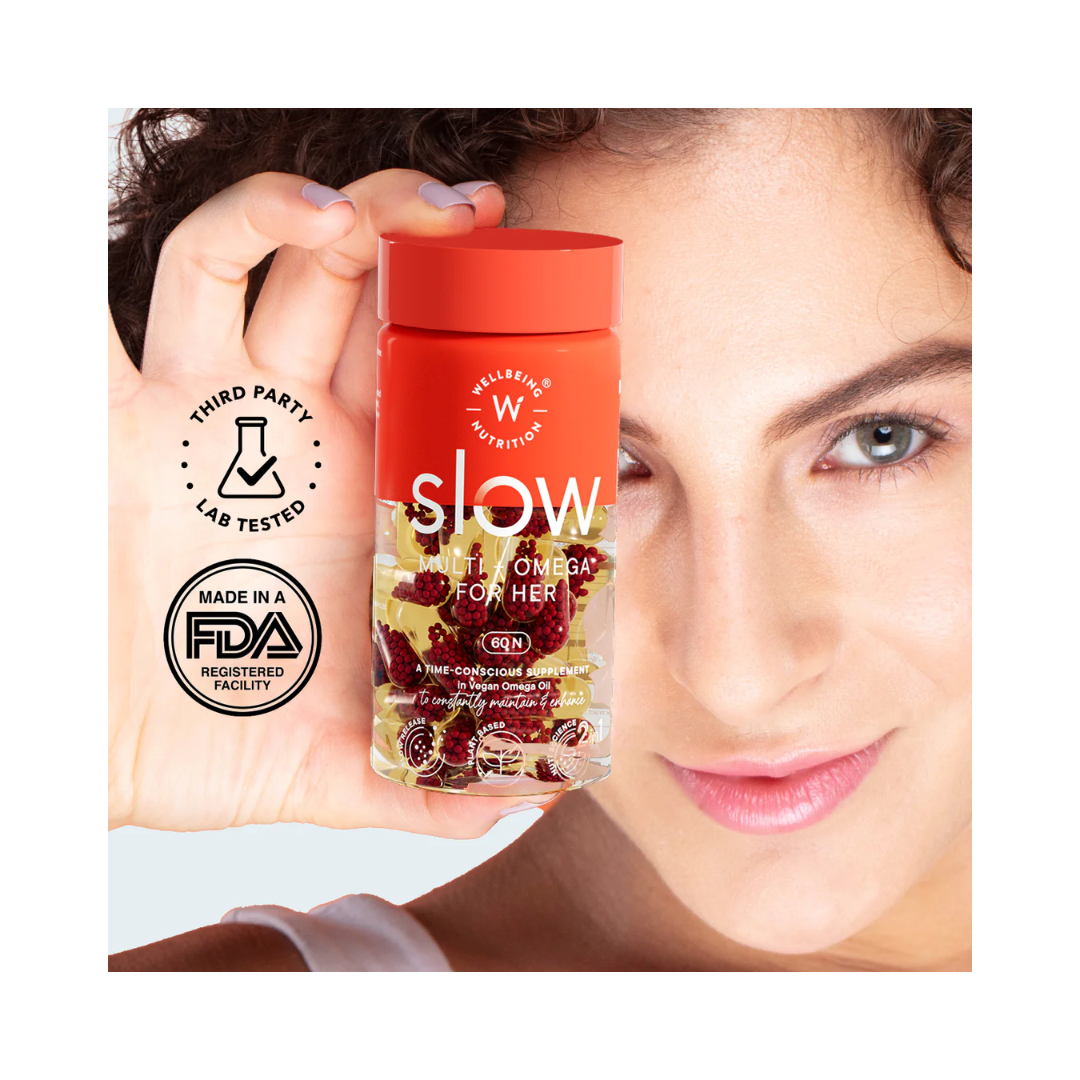 WELLBEING NUTRITION Slow Multi+Omega For Her-60 Caps