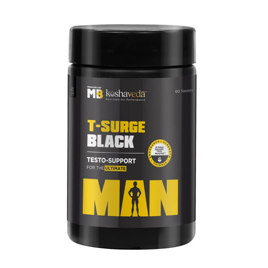 MuscleBlaze T-Surge Black 60 tablets Unflavoured