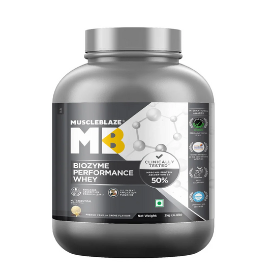 Muscleblaze Biozyme Performance whey-French Vanilla Cream-4.4lbs