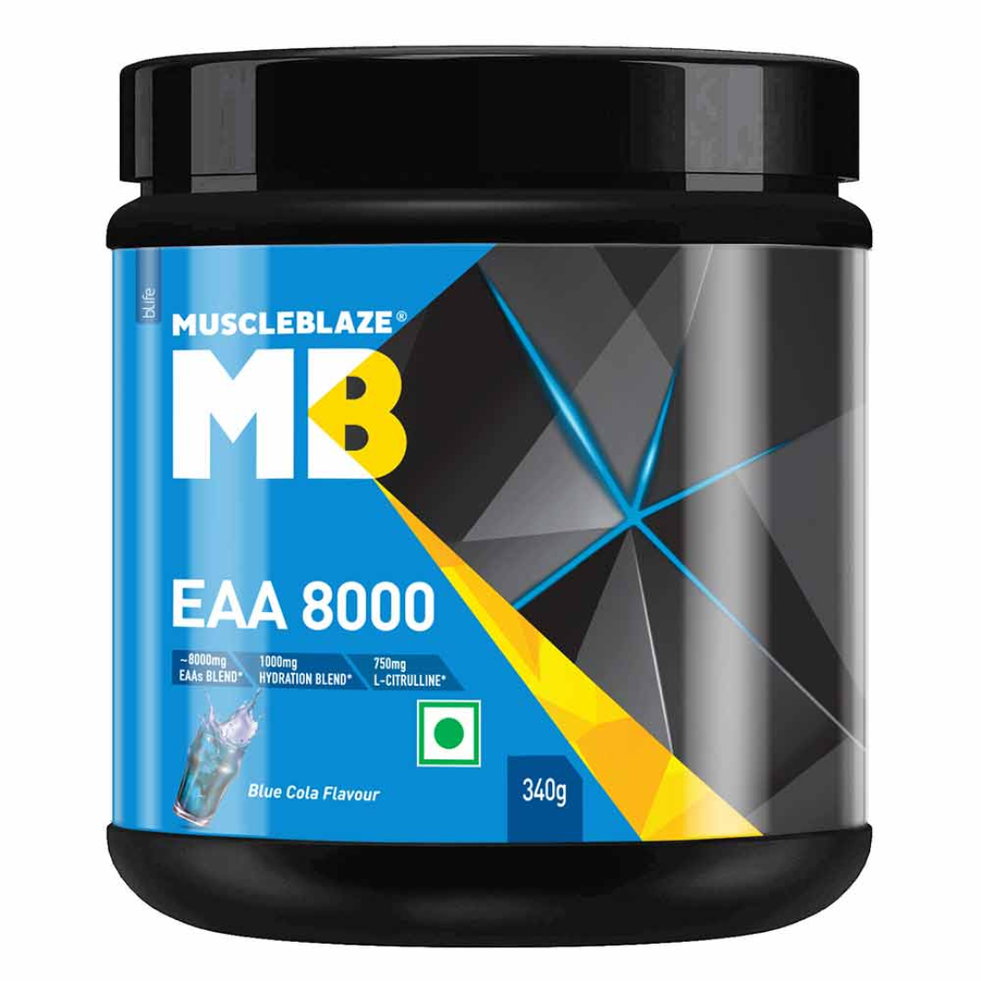 MuscleBlaze EAA 8000 25 Serving Blue Cola