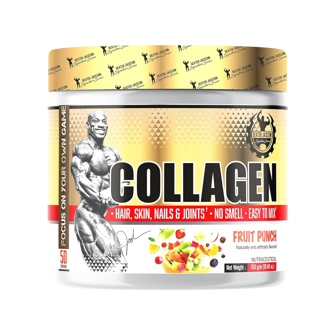 DEXTER JACKSON COLLAGEN - 550GM - FRUIT PUNCH