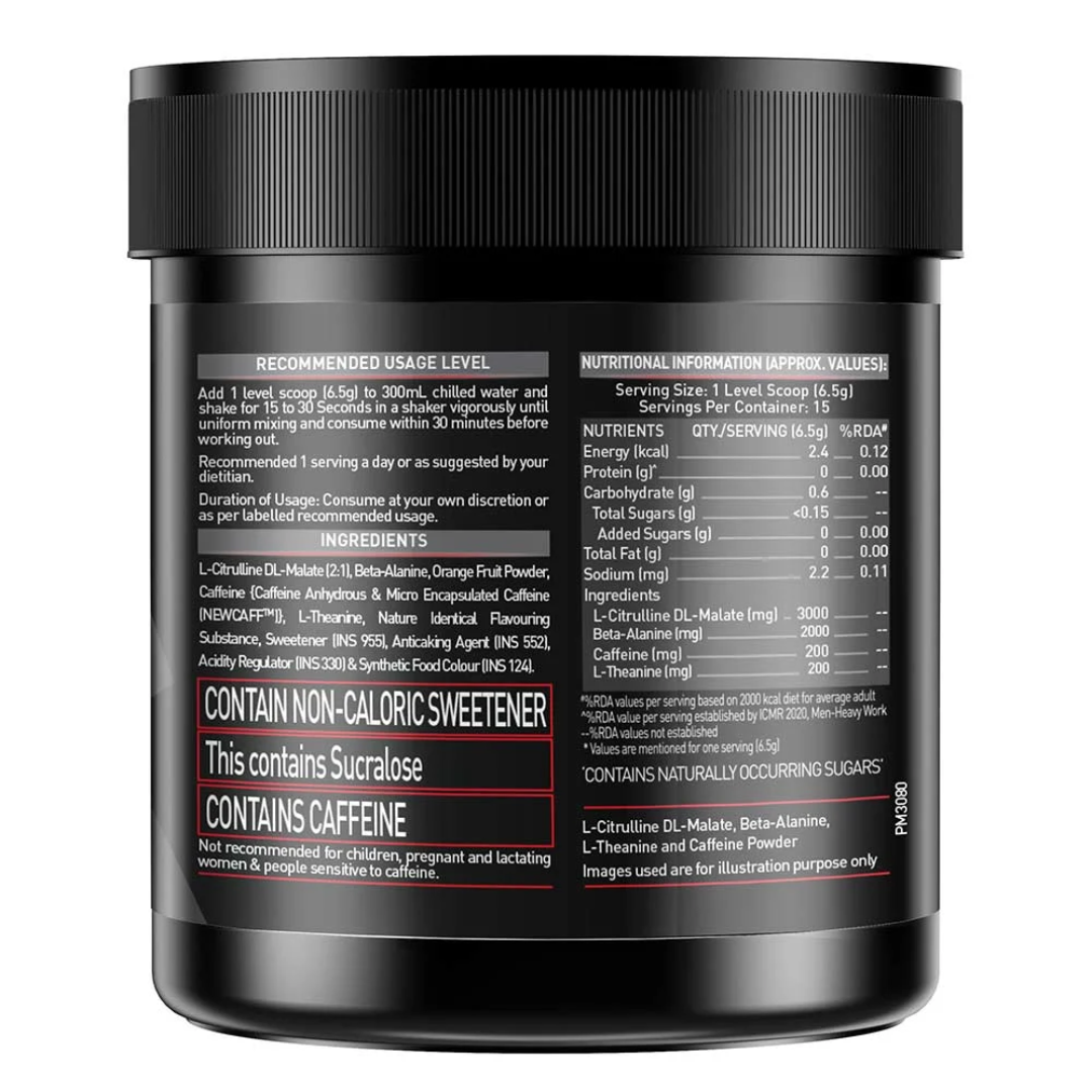 MUSCLEBLAZE PRE-WORKOUT 200 XTREME-100GM-FRUIT PUNCH