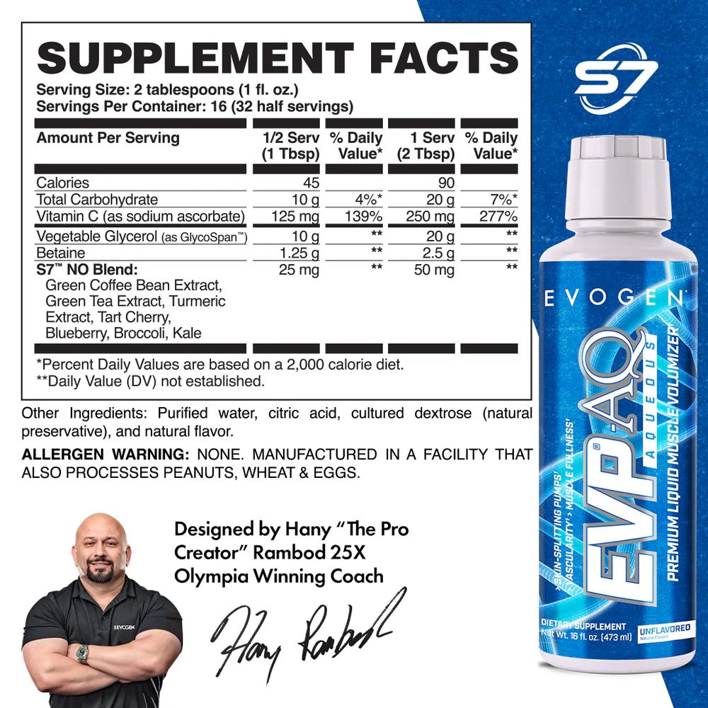 Evogen Nutrition EVP AQ Unflavored 32 Servings | Protein Nation