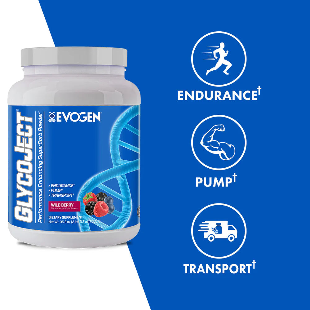 Evogen Glycoject Wild Berry | 36 Servings | Protein Nation