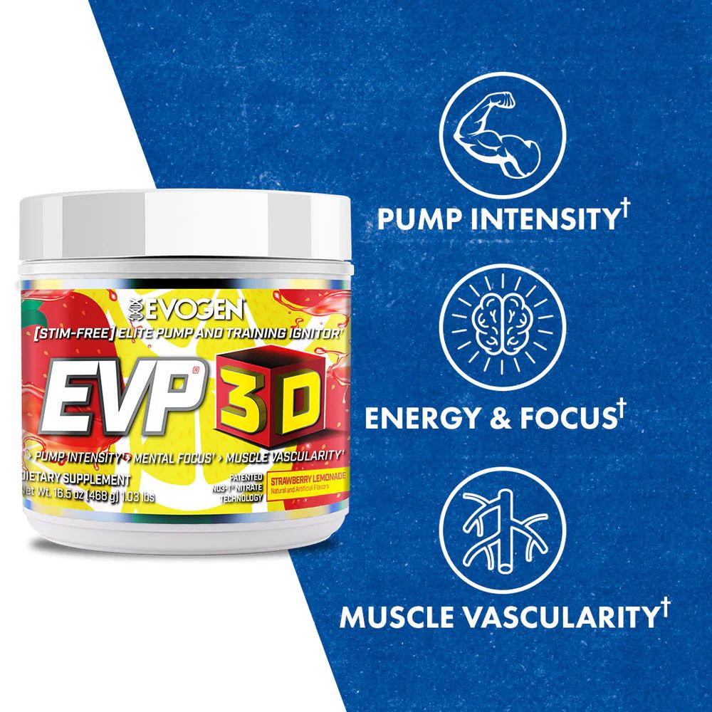 Evogen Nutrition EVP 3D, Strawberry Lemonade | 40 Servings