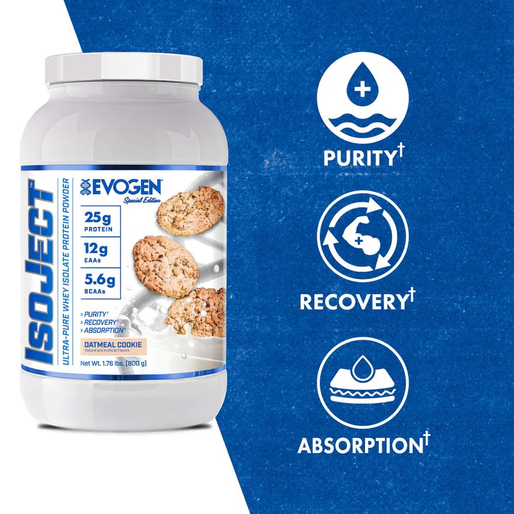 Evogen Nutrition Isoject, Oatmeal Cookie | 1.76 lb | Protein Nation