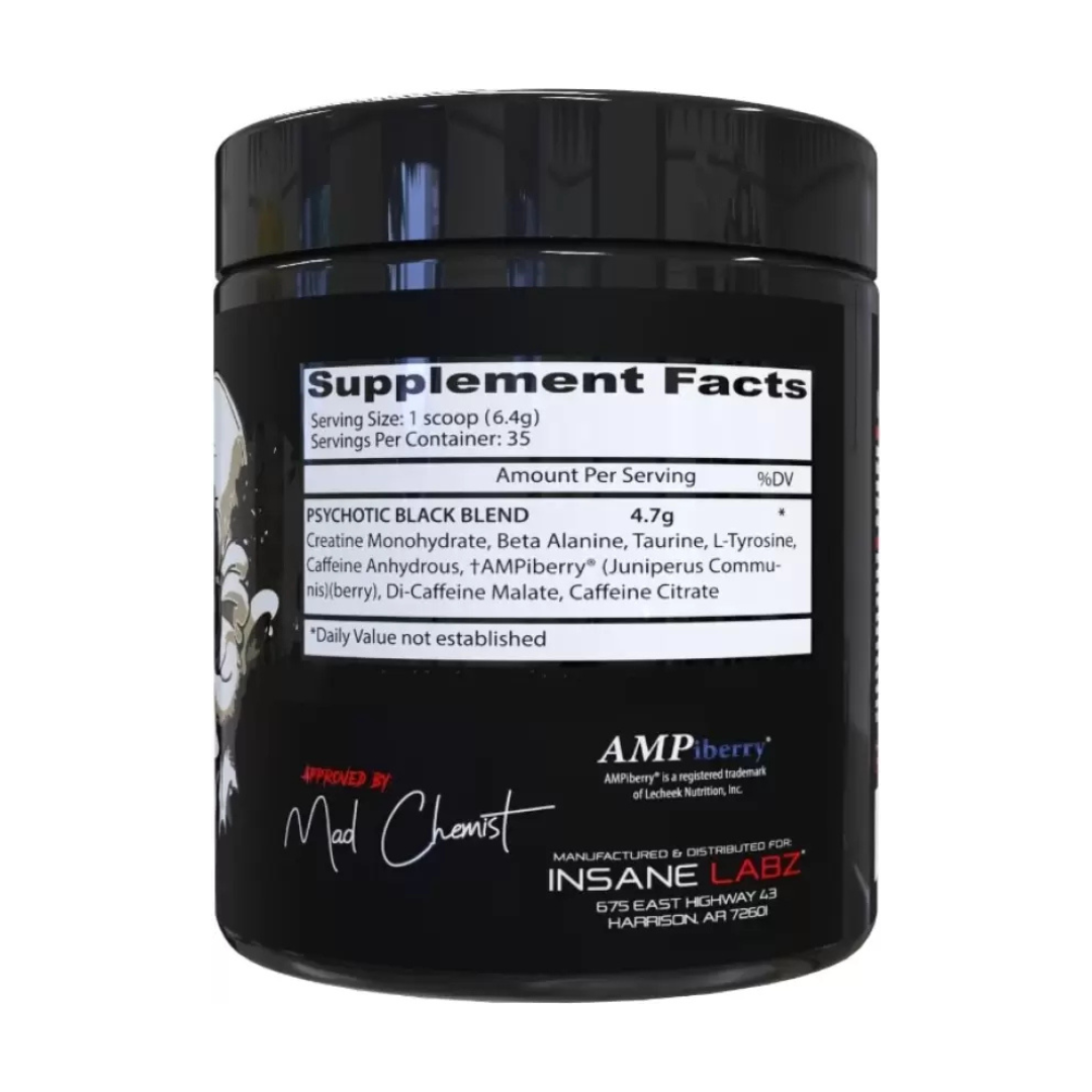 Insane Labz Psychotic Black 35 Servings