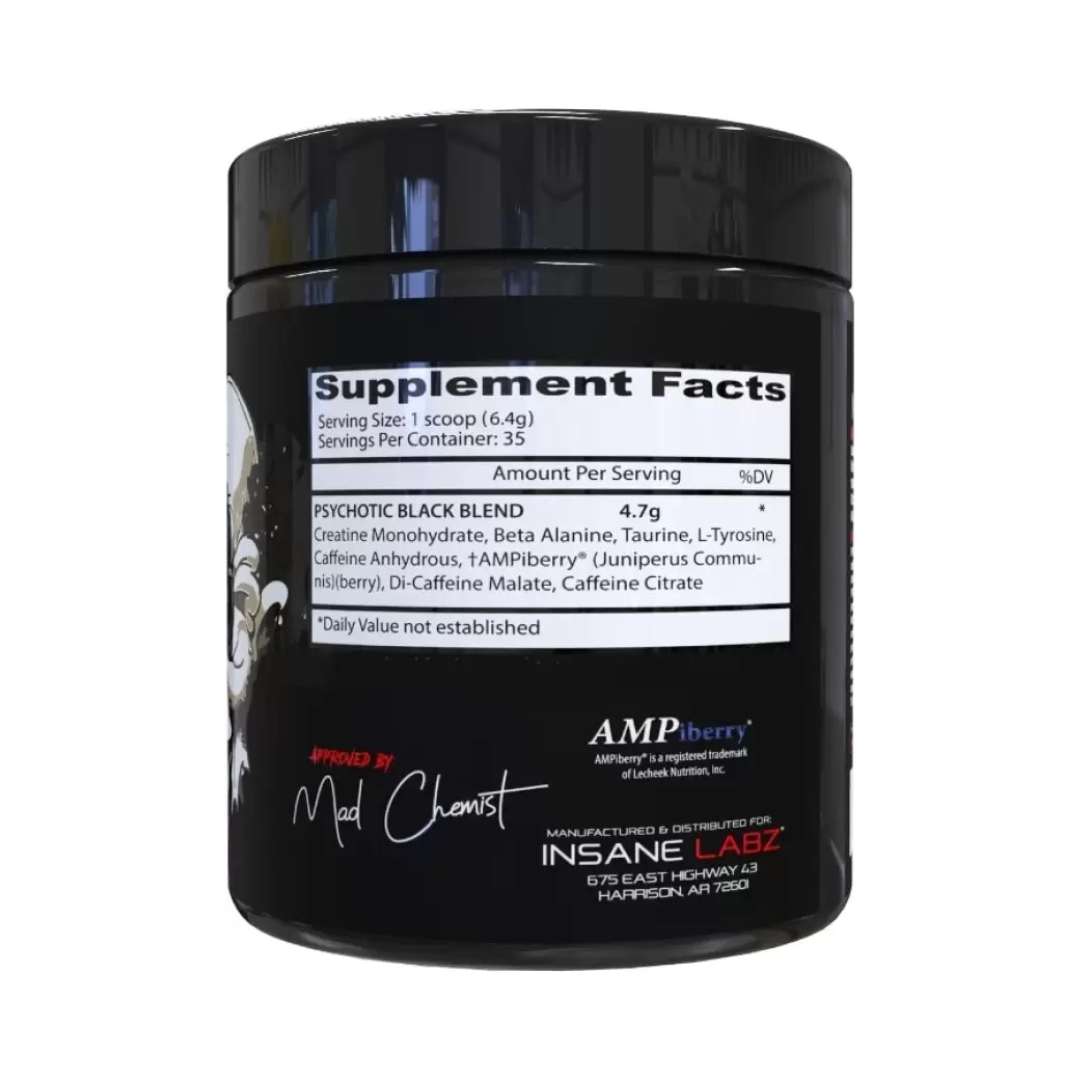 Insane Labz Psychotic Black 35 Servings