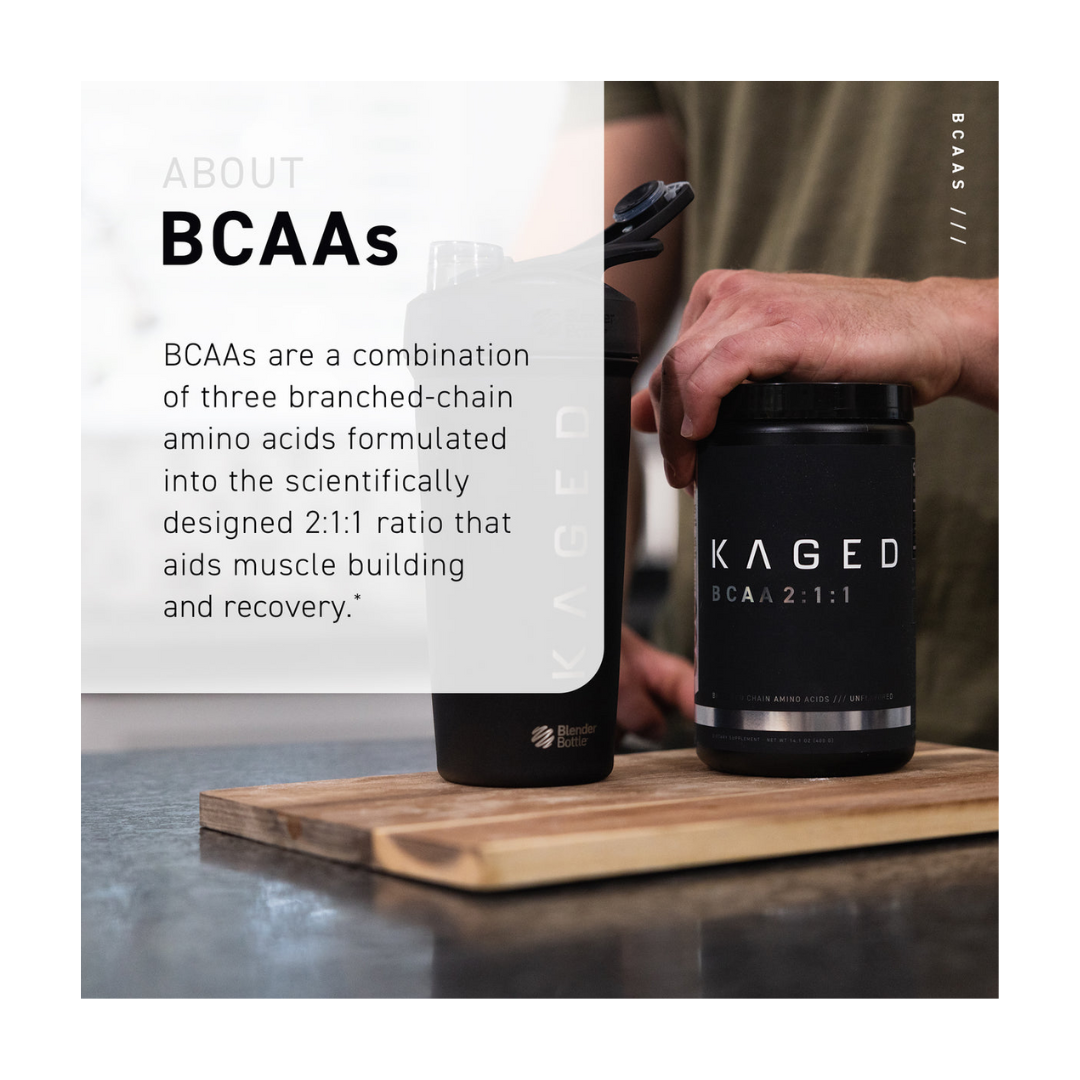 KAGED BCAA- 400 GM- UNFLAV