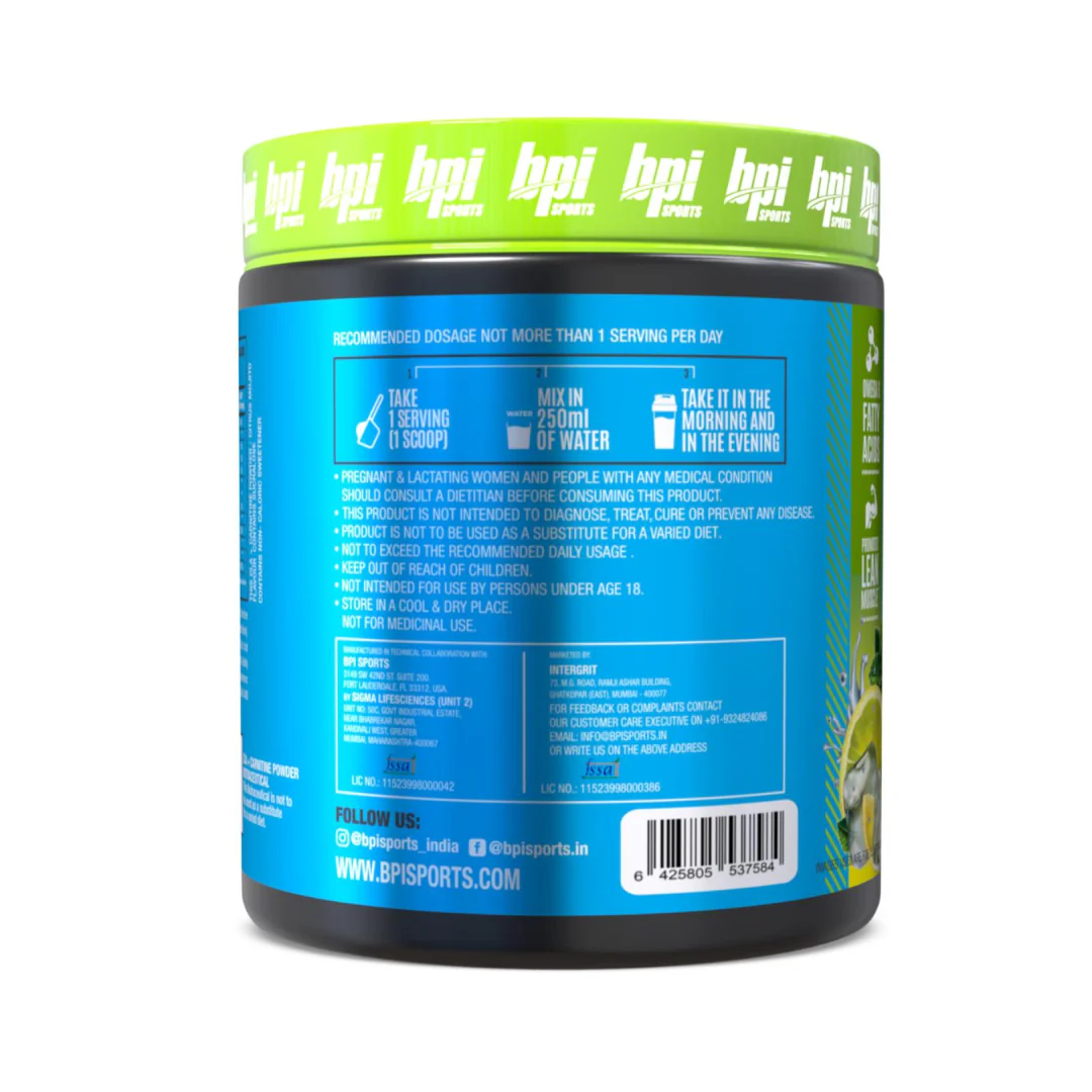 BPI Sports Cla + Carnitine 300 gm Citrus Mojito