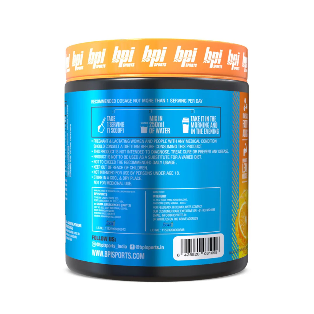 BPI Sports Cla + Carnitine 300 gm Orange