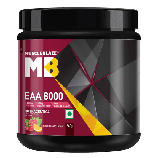 MuscleBlaze EAA 8000 25 Serving Razz Lemonade